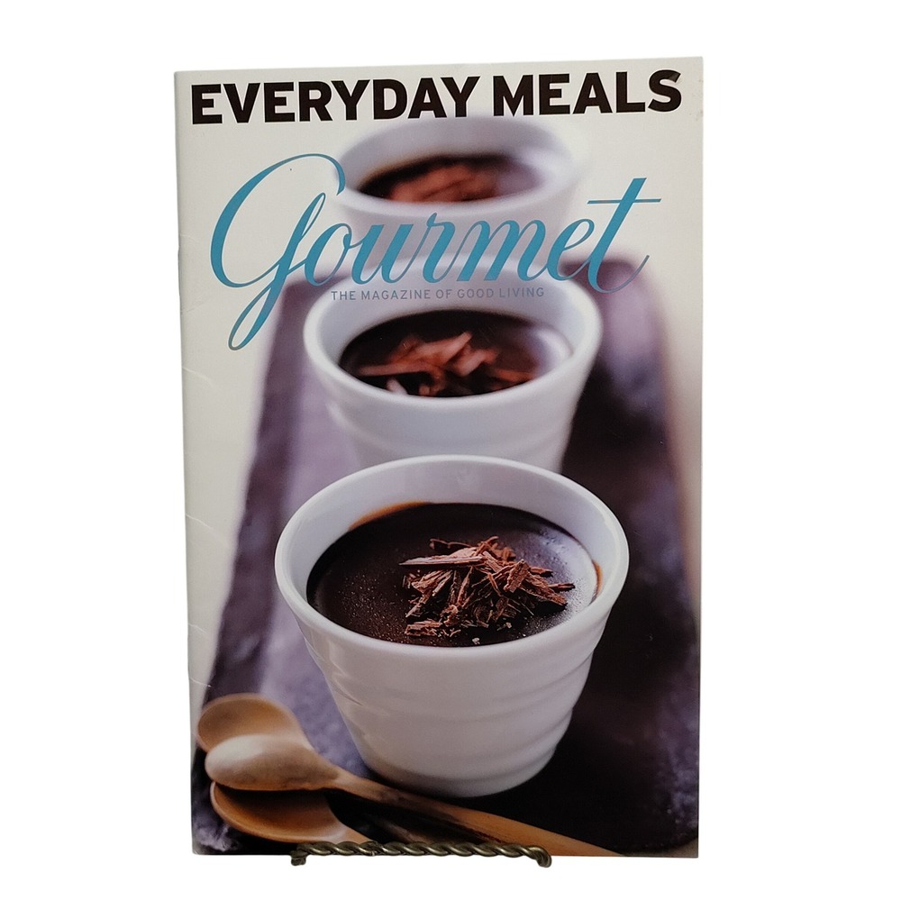 Gourmet Magazine Everyday Meals Cookbook Recipes Foodie‎